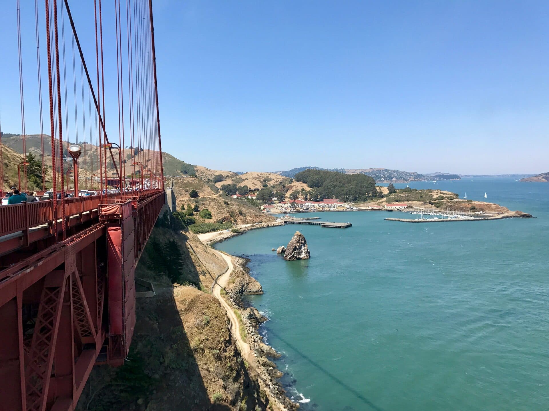 Golden Gate looking north to the Marin Headlands. Photo: Jared Lisack / Unsplash.