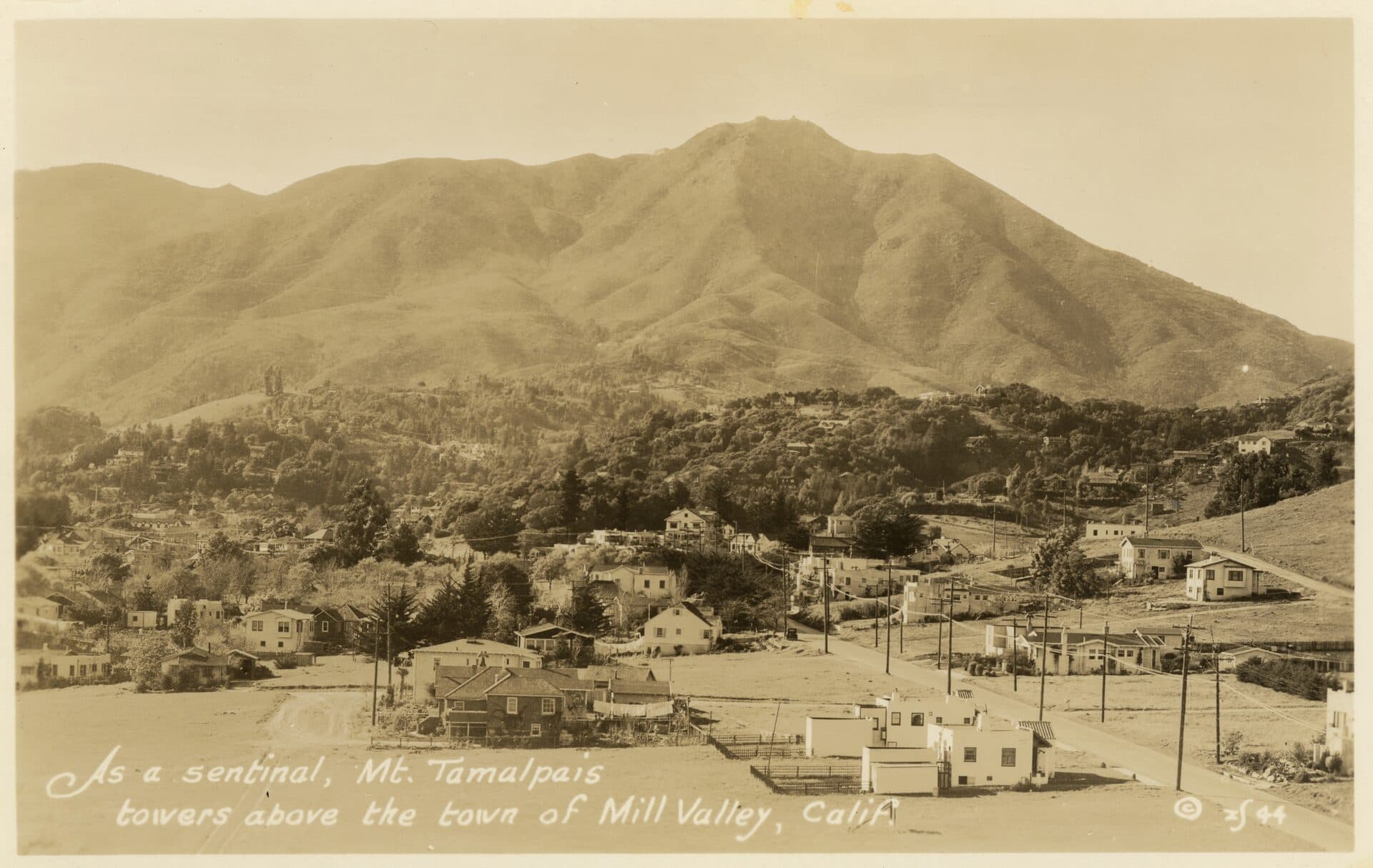 Mount Tamalpais above Mill Valley