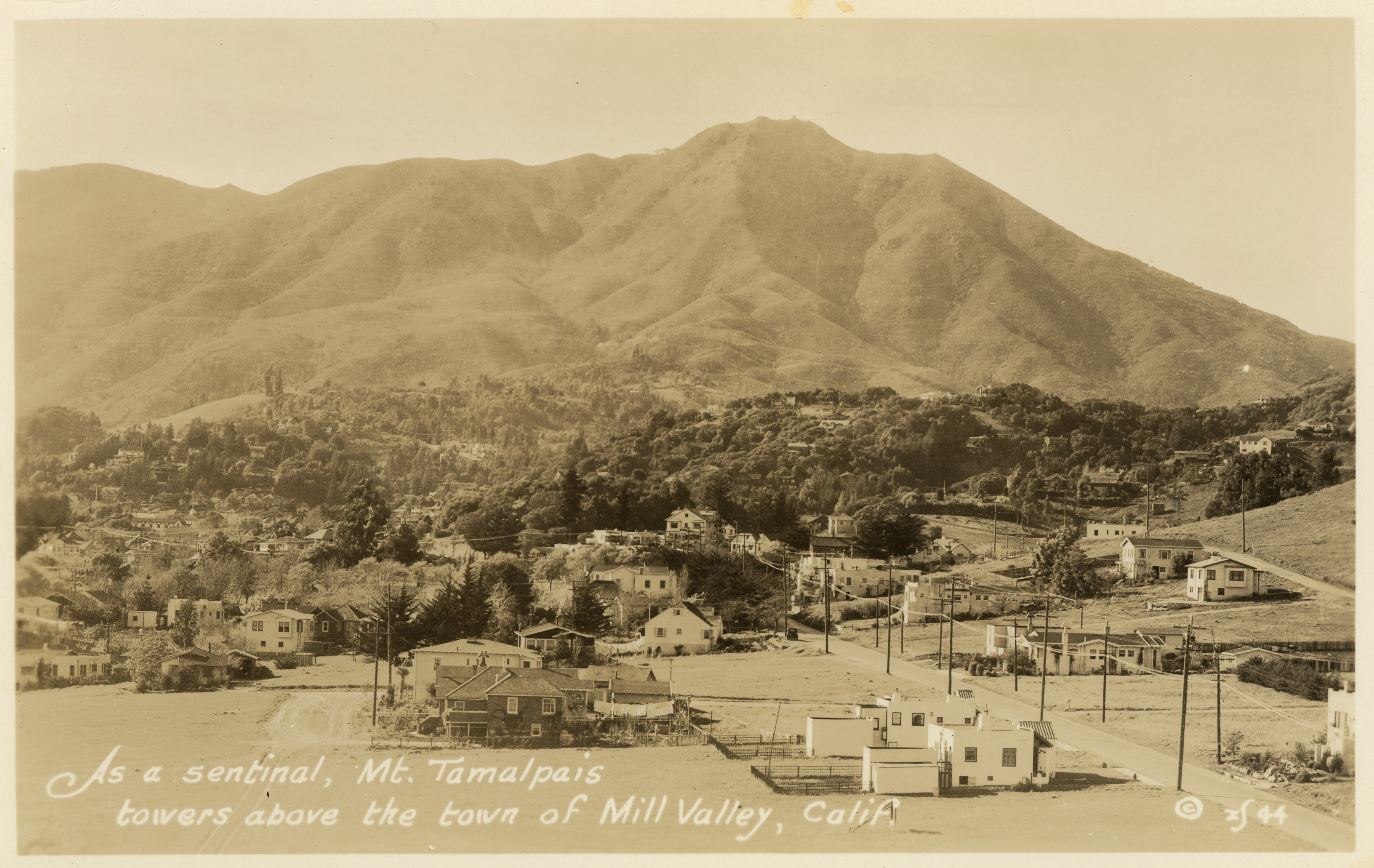 Mount Tamalpais above Mill Valley